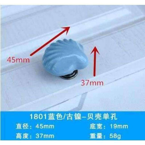 Planet Gates B Blue ceramic door handle cabinet knobs and handles wardrobe Drawer Cupboard pulls Dresser Knob furniture accessories home decor