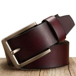 Planet Gates B BROWN / 105cm [DWTS]Men's belt leather belt men male genuine leather strap luxury pin buckle casual men's belt Cummerbunds ceinture homme