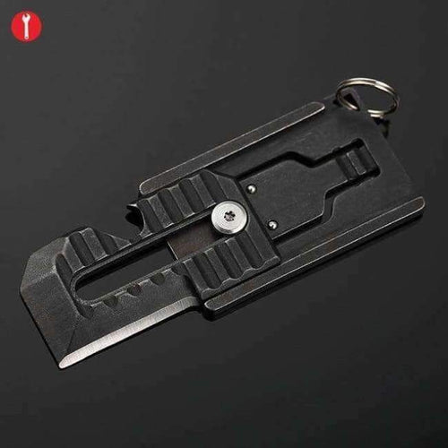 Planet Gates B Camping equipment EDC Stainless Steel Mini Knife Tool Paper Cutter Mini Bottle Box Opener Keychain