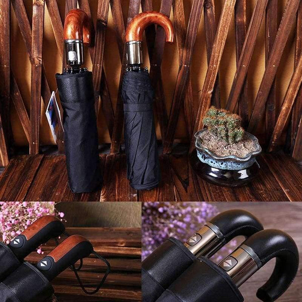 Planet Gates B / China English style Umbrella Men Automatic 10Ribs Strong WindResistant 3 Folding Umbrella Rain Business Male Quality Parasol
