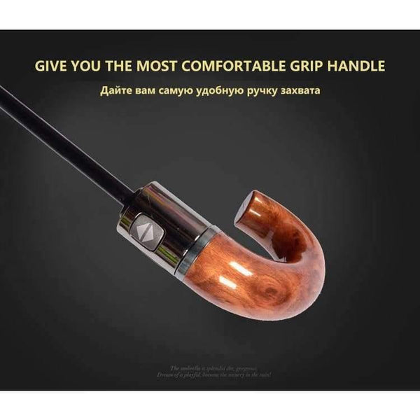 Planet Gates B / China English style Umbrella Men Automatic 10Ribs Strong WindResistant 3 Folding Umbrella Rain Business Male Quality Parasol