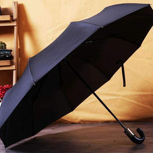 Planet Gates B / China English style Umbrella Men Automatic 10Ribs Strong WindResistant 3 Folding Umbrella Rain Business Male Quality Parasol