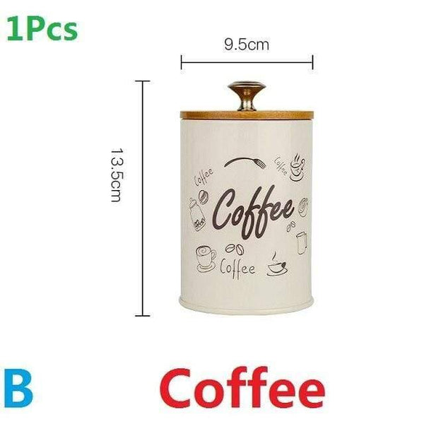 1-3Pcs Storage Tanks Steel Kitchen Utensils Multifunction Color Tea Coffee Sugar Square Box Case Househould Quality Beautiful