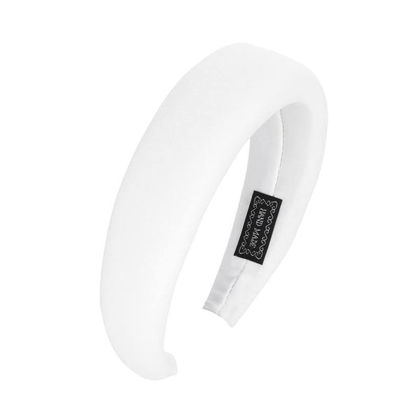 Fashion Western Style Solid Colors Thicken Padded Headband Bezel Turban Women Hairbands Girls Accessories Headwear