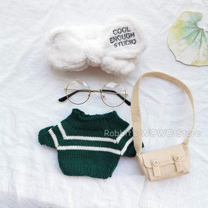 30cm LaLafanfan Cafe Duck Plush Toy Doll Clothes  Cartoon Yellow Duck Stuffed Dolls Doll Accessories Kids Toys Gift For Children