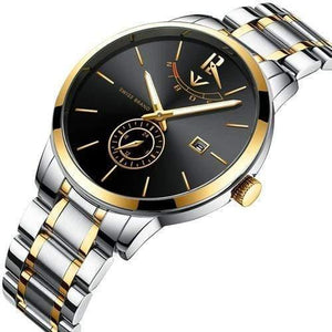 Planet Gates B Gold Watch Mens Watches Top Brand Luxury Sport Quartz Watch Business Waterproof Wristwatch