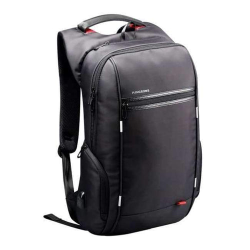 Planet Gates B KS3144W Black / 13 Inches Kingsons 13.3,15.6,17.3 inch Laptop Computer Backpack for Men Women Anti-theft Waterproof Bag Backpack External USB Charge 15 17