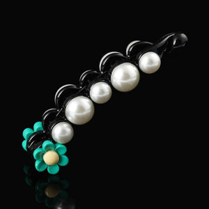 Molans Pearls Solid Banana Hair Clips In Women's Hair Accessories Ponytail Barrettes Elegant Hair Claws Hairpins