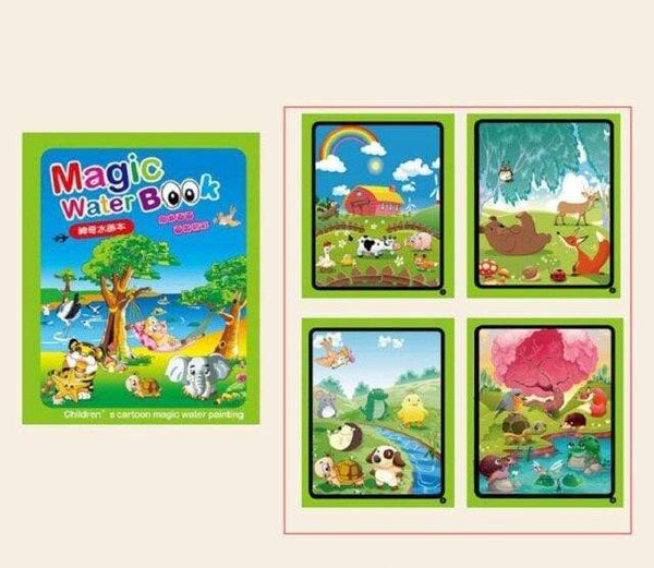 Planet Gates B Montessori Toys Reusable Coloring Book Magic Water Drawing Book Sensory Early Education Toys for Kids Birthday Gift