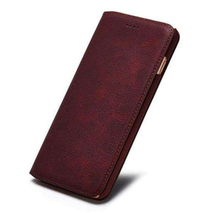 Ultra Slim Phone Case For Iphone 7 Plus X Genuine Leather Luxury Flip Cases Cover For Iphone 8 Plus 6 Plus 6S 5 5S Se S8