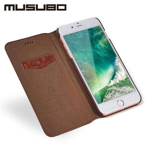 Planet Gates b PINK / For iphone 7 Plus / Case & Screen Protector Ultra Slim phone Case for iPhone 7 Plus X Genuine Leather Luxury Flip Cases Cover For iPhone 8 Plus 6 Plus 6s 5 5s SE S8