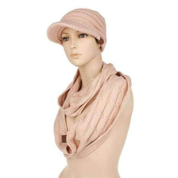 Planet Gates B Pink Scarf And Hat Sets CC Ponytail Beanie Winter Cap Women Scarves Neck Warmer Skullies Beanies Knitted Caps Casual Men Woolen Hats