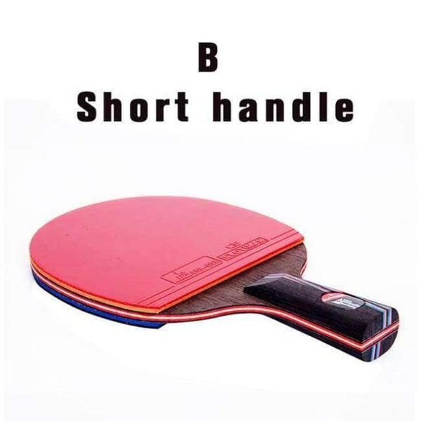 Planet Gates B short handle Quality carbon bat table tennis racket with rubber pingpong paddle short handle tennis table rackt long handle offensive