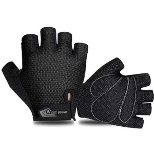 Planet Gates B Style Black / M Half Finger Cycling Gloves Outdoor Sports MTB Bicycle Gloves Pad Breathable Bike Motorcycle Fishing Cycling Gloves