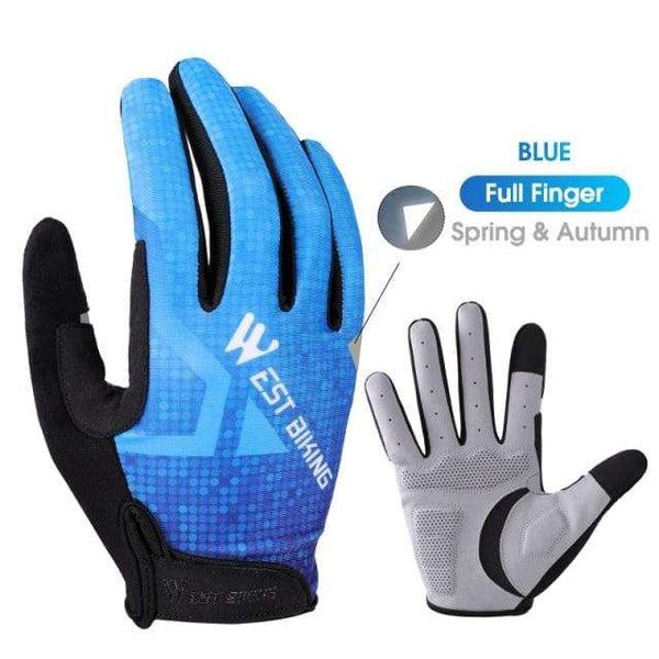 Planet Gates B Style Full Finger 2 / XXL / China Cycling Gloves Full Finger MTB Road Bike Bicycle Gloves Summer Gel Sports Gloves Men Women Bike Equipment