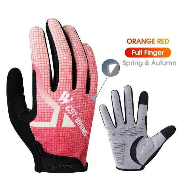 Planet Gates B Style Full Finger / XXL / China Cycling Gloves Full Finger MTB Road Bike Bicycle Gloves Summer Gel Sports Gloves Men Women Bike Equipment