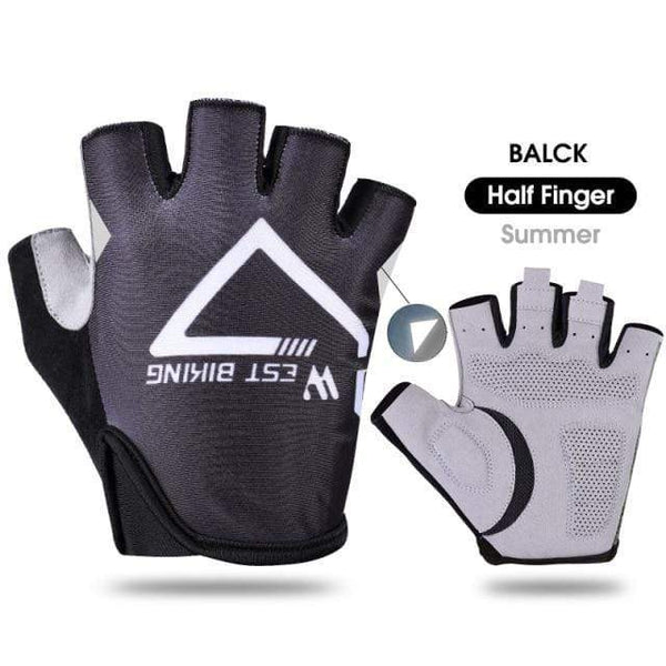 Planet Gates B Style Half Finger 3 / XL / China Cycling Gloves Full Finger MTB Road Bike Bicycle Gloves Summer Gel Sports Gloves Men Women Bike Equipment