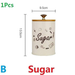 1-3Pcs Storage Tanks Steel Kitchen Utensils Multifunction Color Tea Coffee Sugar Square Box Case Househould Quality Beautiful