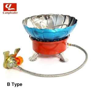 Planet Gates B type Windproof Stove Cooker Cookware Gas Burners for Camping Picnic Cookout BBQ With Extended Pipe 4 type Gas Stove Outdoor CL045