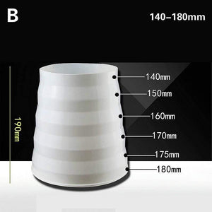 Universal Exhaust Hose Adapter PVC Pipe Fittings Range Hood Fume Exhaust Pipe Connector Check Value With 2m Aluminum Foil Tape