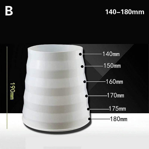 Universal Exhaust Hose Adapter PVC Pipe Fittings Range Hood Fume Exhaust Pipe Connector Check Value With 2m Aluminum Foil Tape