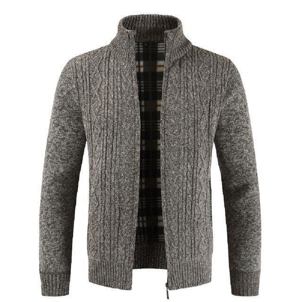 Planet Gates B / XL / China Fashion Long Sleeve Zipper  Outerwear Cotton Blend  Autumn Winter Casual  Men's Jacket Coat