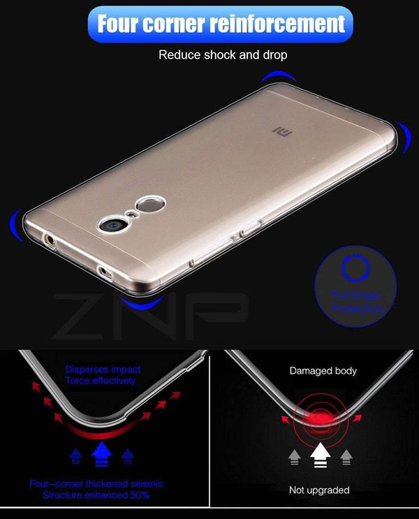 Planet Gates B ZNP Ultra Thin Soft transparent TPU Case For Xiaomi Redmi Note 4 4X Pro silicone Case Cover For Redmi Note 4X Phone Shell Coque