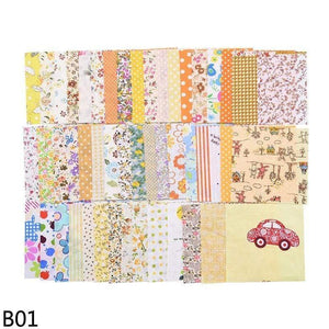 Planet Gates B01 50pcs Squares 10*10cm Colorful Patchwork Cotton Sewing Fabric Quilt Material DIY Home Quarters Handcraft Needlework Fabric