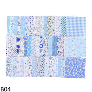 Planet Gates B04 50pcs Squares 10*10cm Colorful Patchwork Cotton Sewing Fabric Quilt Material DIY Home Quarters Handcraft Needlework Fabric