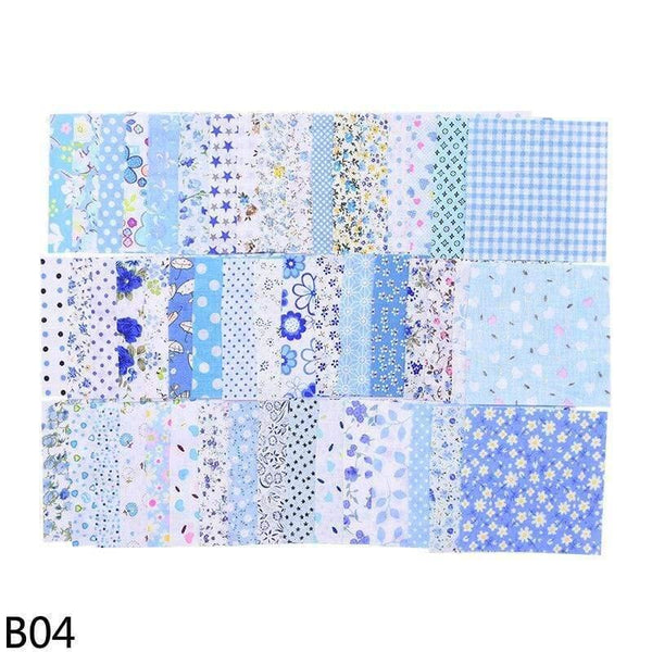 Planet Gates B04 50pcs Squares 10*10cm Colorful Patchwork Cotton Sewing Fabric Quilt Material DIY Home Quarters Handcraft Needlework Fabric