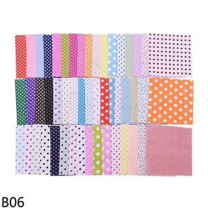 Planet Gates B06 50pcs Squares 10*10cm Colorful Patchwork Cotton Sewing Fabric Quilt Material DIY Home Quarters Handcraft Needlework Fabric