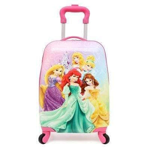 Planet Gates B1 / 16" Cartoon Kids Travel Trolley Bags Suitcase For Kids Children Luggage Suitcase Rolling Case Travel Bag On Wheels