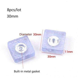 Planet Gates B1  8pcs per lot Furniture Non-slip Wear Resistant Foot Pad Table/chair/sofa Rubber Mat with Gasket Noise Reduction Pad Furniture Accessories