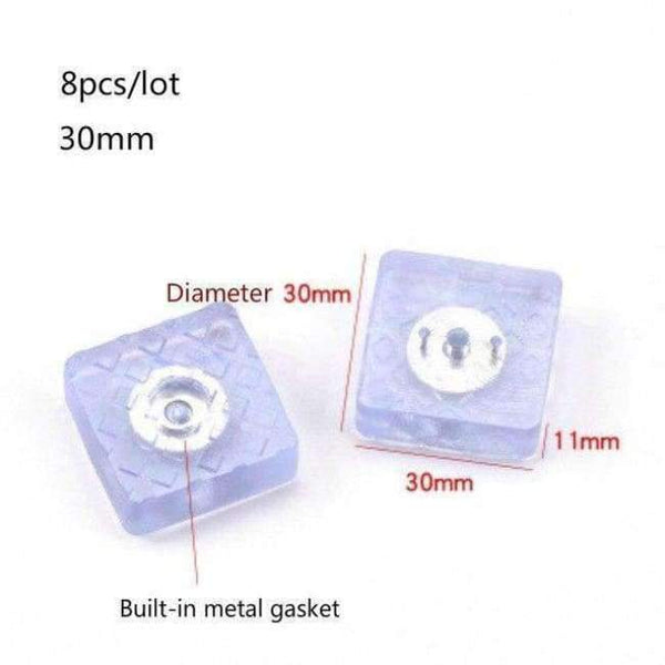 Planet Gates B1  8pcs per lot Furniture Non-slip Wear Resistant Foot Pad Table/chair/sofa Rubber Mat with Gasket Noise Reduction Pad Furniture Accessories