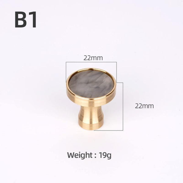 Brass Furniture Handles Elegant Door Knobs and Handles for Cabinet Kitchen Cupboard Drawer Pulls Wall Hanging Hooks Shell Resin