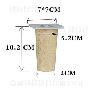 Durable Solid Wood Furniture Feet Oak Wooden Sofa leg Multipurpose Cabinet Table Stool Support Feet Furniture Parts Accessories