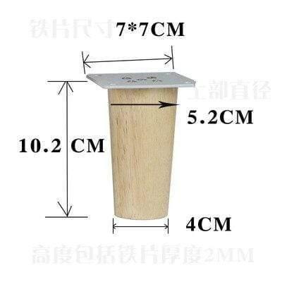 Durable Solid Wood Furniture Feet Oak Wooden Sofa leg Multipurpose Cabinet Table Stool Support Feet Furniture Parts Accessories