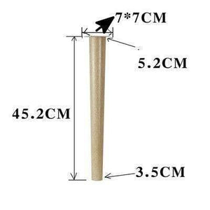 Durable Solid Wood Furniture Feet Oak Wooden Sofa leg Multipurpose Cabinet Table Stool Support Feet Furniture Parts Accessories