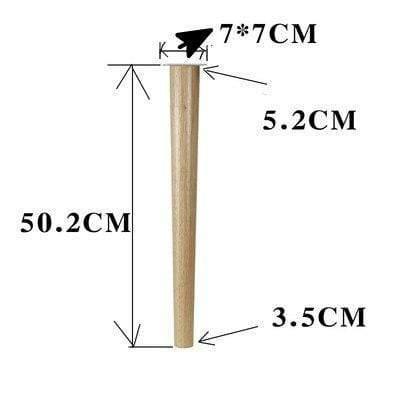 Durable Solid Wood Furniture Feet Oak Wooden Sofa leg Multipurpose Cabinet Table Stool Support Feet Furniture Parts Accessories