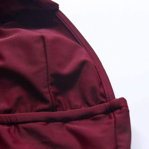 Planet Gates B1899WR / L Swimsuit Women Ruffle Solid Swimwear Sexy Bathing Suit Monokini Backless Swimming Bodysuit maillot de bain femme 2018