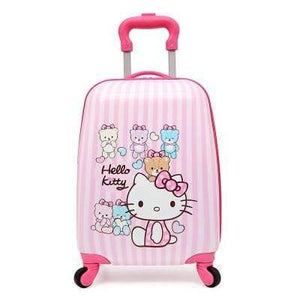 Planet Gates B2 / 16" Cartoon Kids Travel Trolley Bags Suitcase For Kids Children Luggage Suitcase Rolling Case Travel Bag On Wheels
