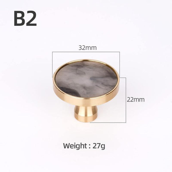 Brass Furniture Handles Elegant Door Knobs and Handles for Cabinet Kitchen Cupboard Drawer Pulls Wall Hanging Hooks Shell Resin