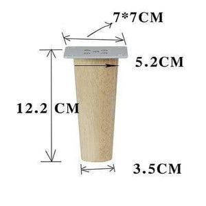 Durable Solid Wood Furniture Feet Oak Wooden Sofa leg Multipurpose Cabinet Table Stool Support Feet Furniture Parts Accessories