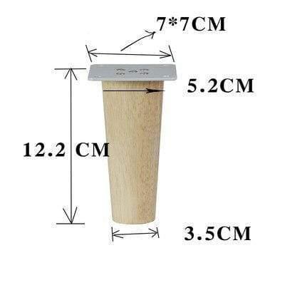 Durable Solid Wood Furniture Feet Oak Wooden Sofa leg Multipurpose Cabinet Table Stool Support Feet Furniture Parts Accessories