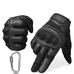 Planet Gates B22 / XL / China Black Moto Motocross Glove Men Leather Motorcycle Full Finger Gloves Cycling Bike Bicycle Riding BMX Enduro Work Mittens Summer