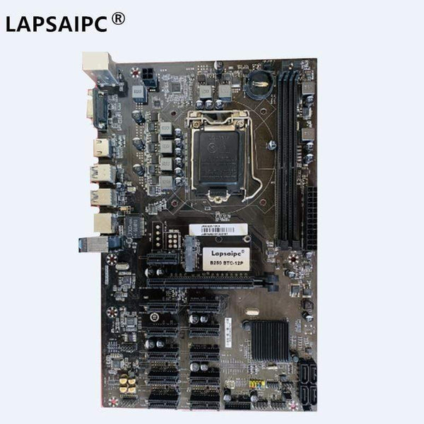 Planet Gates B250 BTC-12P 12 gpu mining motherboard LGA1151  B250 CPU DDR3