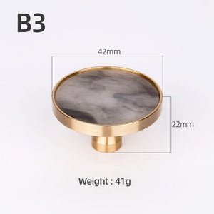 Brass Furniture Handles Elegant Door Knobs and Handles for Cabinet Kitchen Cupboard Drawer Pulls Wall Hanging Hooks Shell Resin