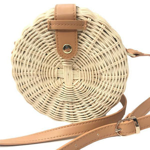 Planet Gates B351 Style Straw Bag Handbags Women Summer Rattan Bag Handmade Woven Beach Circle Bohemia Handbag New Fashion