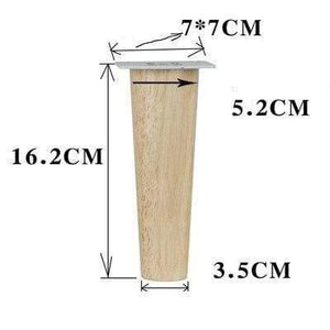 Durable Solid Wood Furniture Feet Oak Wooden Sofa leg Multipurpose Cabinet Table Stool Support Feet Furniture Parts Accessories