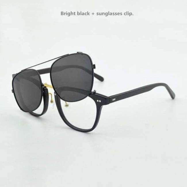 Planet Gates 2018 TAG Hezekiah brand Retro Glasses Frame Men Women With  Sunglasses Clip Eyeglasses Polarized For Male Multi-Purpose Eyewear